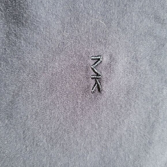 Michael Kors Mens Polo Shirt Navy Blue Large Cotton Blend Short Sleeve Embroider - Picture 4 of 8